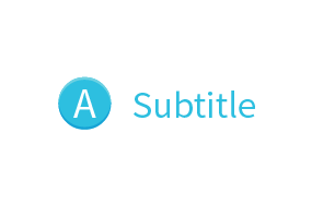 Subtitle Subtitle